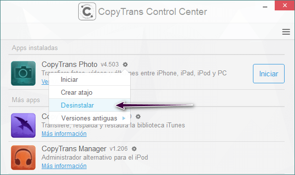 descargar copytrans manager para mac