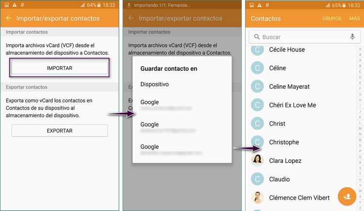 Pasar de iPhone a Android con CopyTrans Contacts