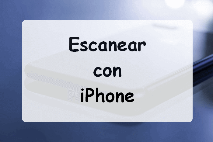 Escanear documentos con iPad o iPhone